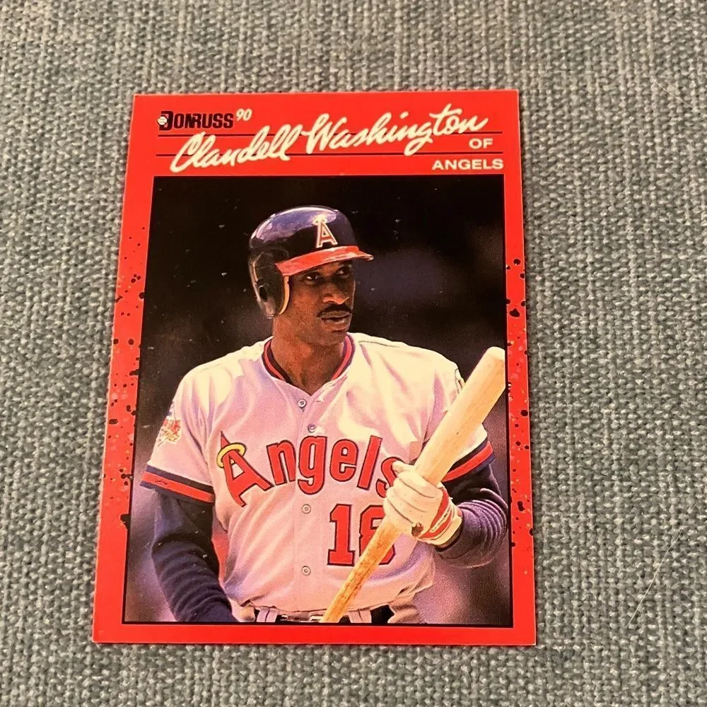 1990 Donruss Anaheim Angels Baseball Card Trading Card